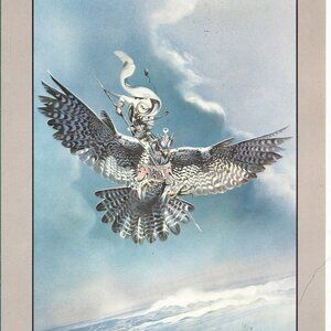 Chris Achilleos 2 sided Book Page Print - Raiders of Gor / Nomads of Gor